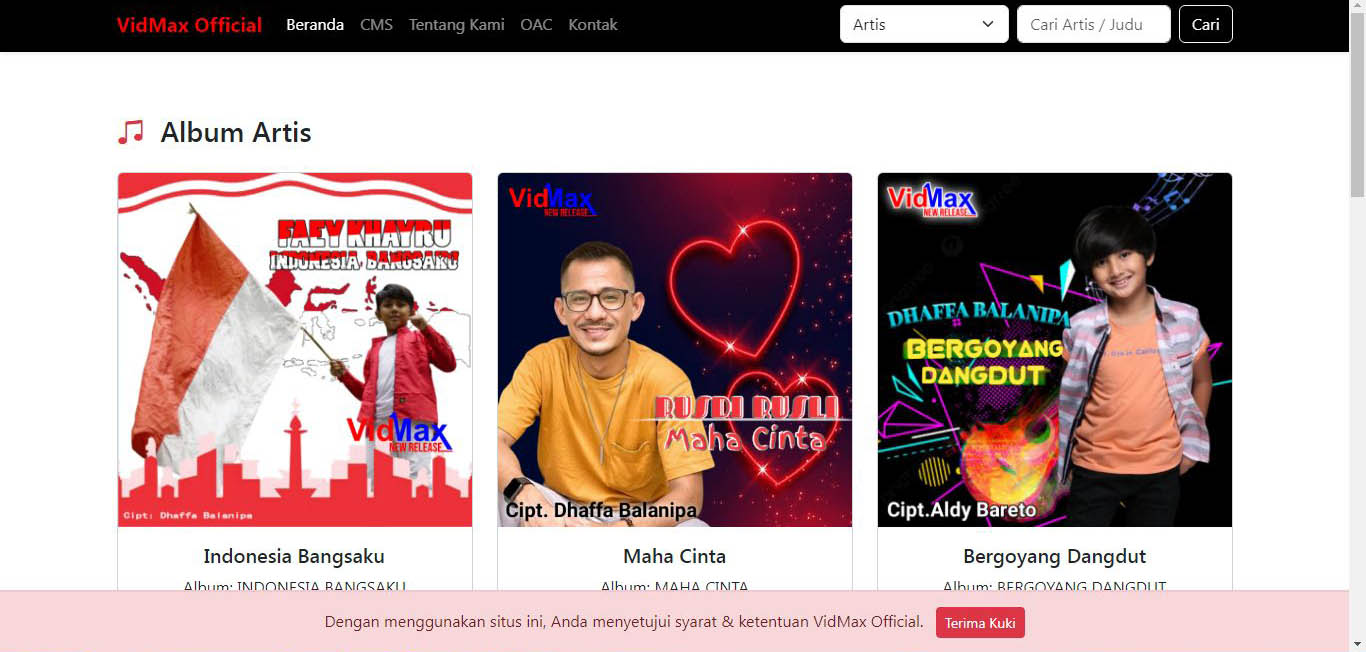 Website Client Pertama